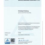 Zertifikat - SecAwareness CHA
