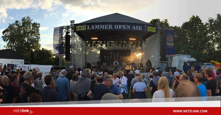 Netzlink beim Lammer Open Air 3, 2019